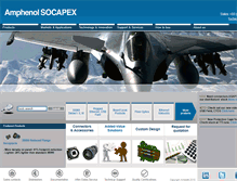 Tablet Screenshot of amphenol-socapex.com